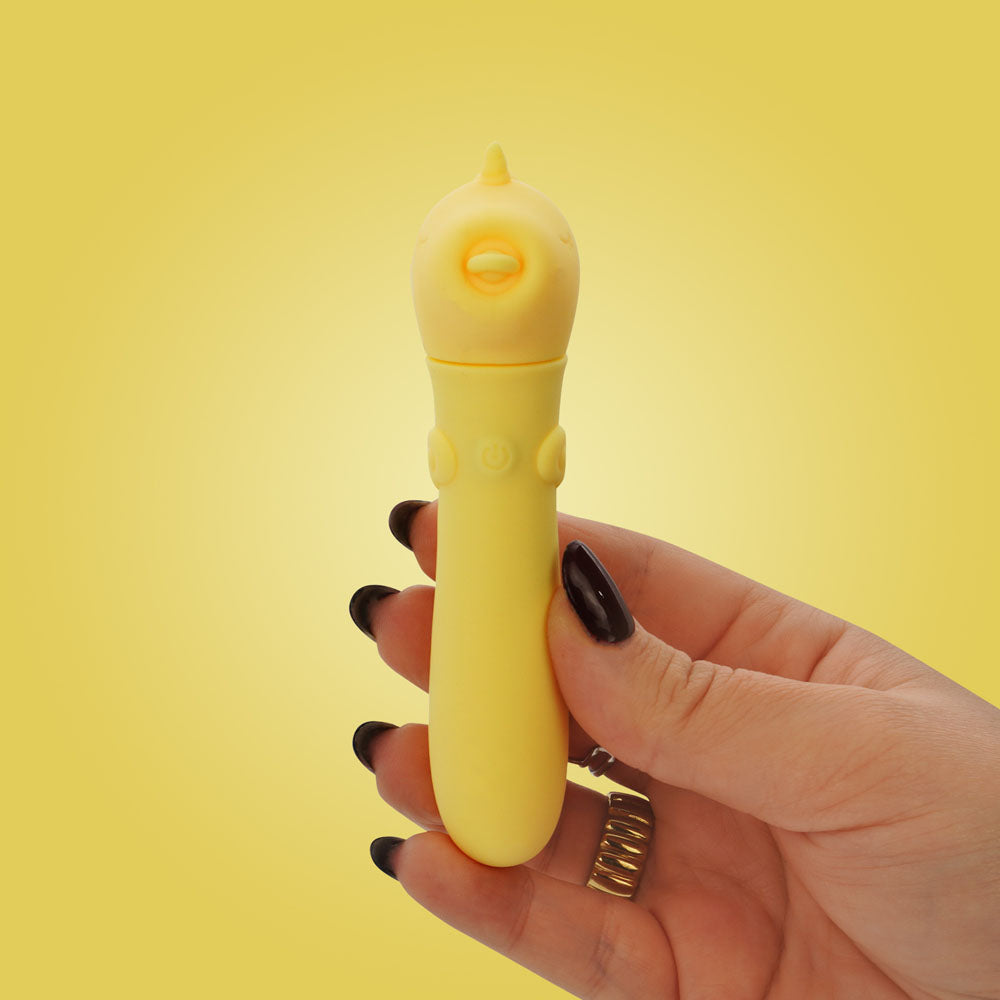 Unihorn USB Bullet (Bean Blossom Yellow) – Rechargeable 10-Speed Silicone Vibrator > Vibrators > Ladies > Clitoral Vibrators and Stimulators - Tophatter Daily Deals
