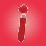 Unihorn Cupid's Beau (Red) – Silicone USB Bullet Vibrator with 10 Speeds > Sex Toys For Ladies > Clitoral Vibrators and Stimulators - Tophatter Daily Deals
