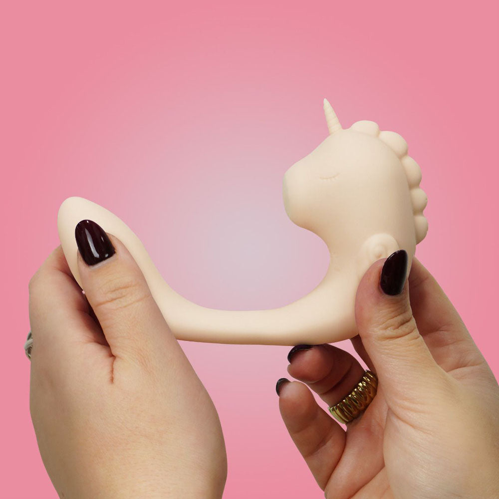 Ocean Peak Unihorn C-Horse – Soft Silicone Tail Oscillating Tongue Vibrator > Vibrators > Unconventional - Tophatter Daily Deals