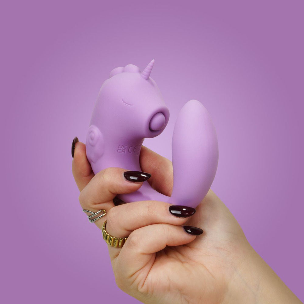 Ocean Peak Unihorn C-Horse Marina – Silicone Oscillating Tongue Vibrator > Vibrators > Unconventional - Tophatter Daily Deals
