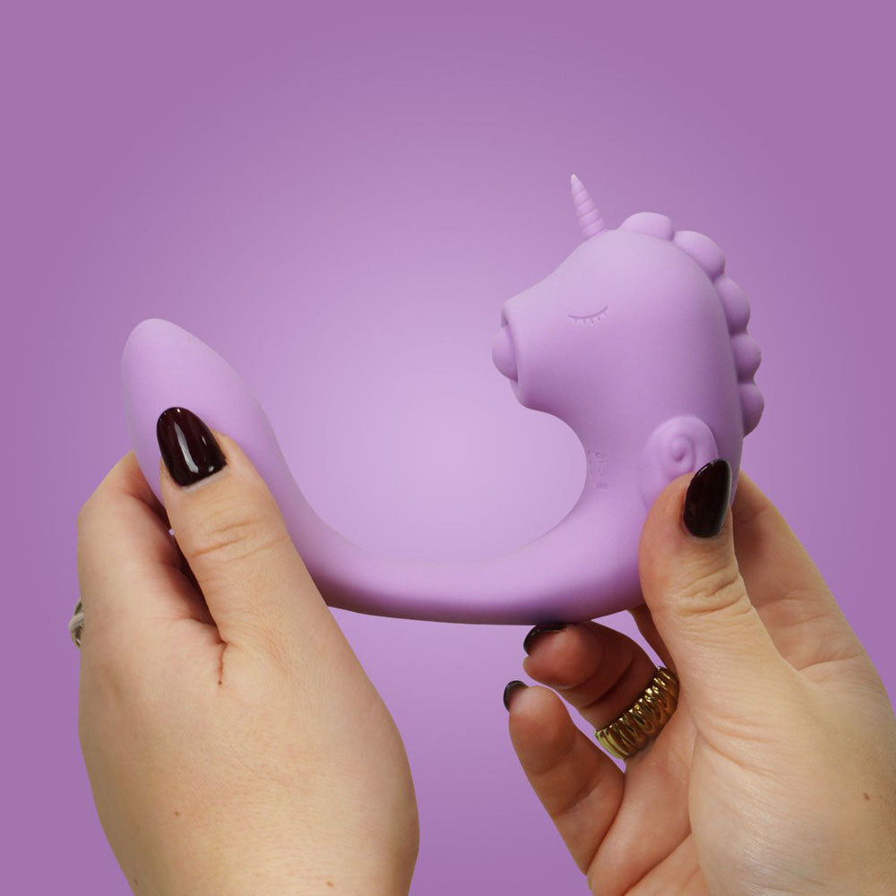 Ocean Peak Unihorn C-Horse Marina – Silicone Oscillating Tongue Vibrator > Vibrators > Unconventional - Tophatter Daily Deals