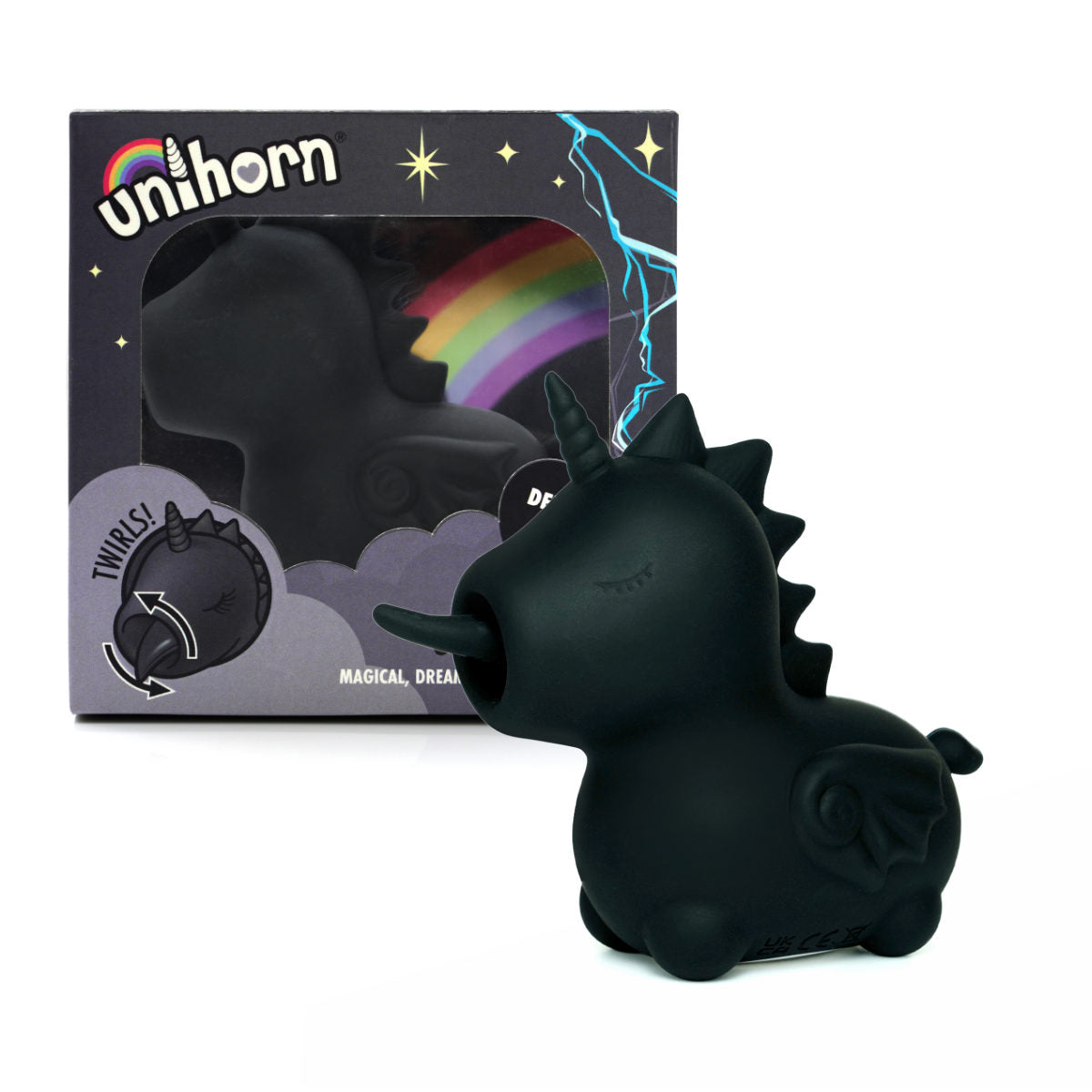 Wild Spirit The Lashing Tongue One – Mini Unicorn Vibrator with 10 Speeds and Motions > Vibrators > Ladies > Clitoral Vibrators and Stimulators - Tophatter Daily Deals