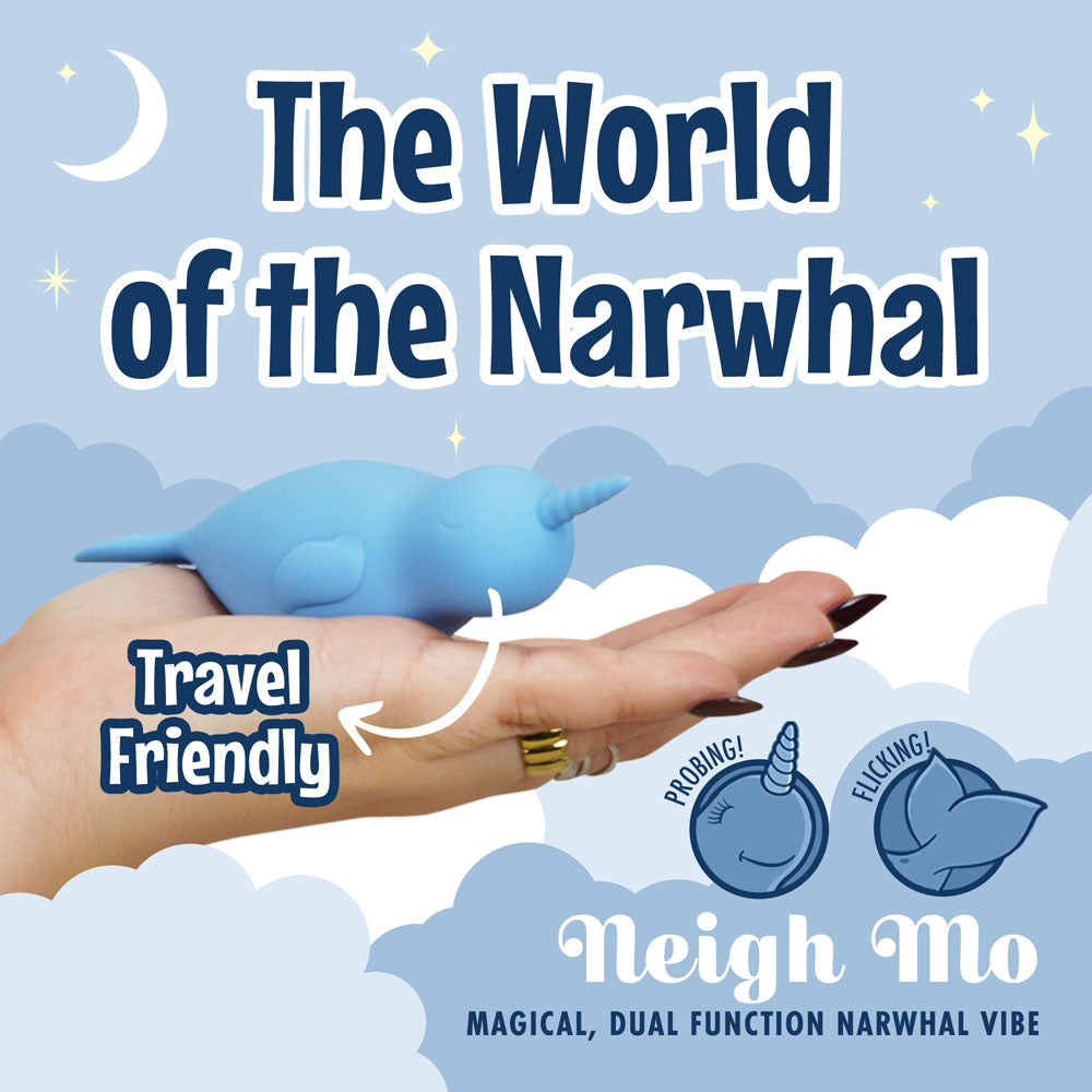 Unihorn of the Sea Neigh Mo Narwhal – Luxury Silicone Vibrator > Vibrators > Ladies > Clitoral Vibrators and Stimulators - Tophatter Daily Deals