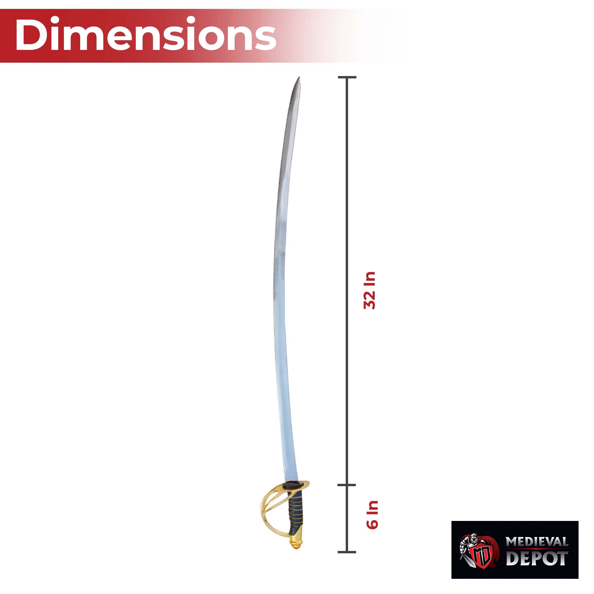 Union Valor American Civil War Cavalry Sabre Sword Swords - Tophatter Daily Deals