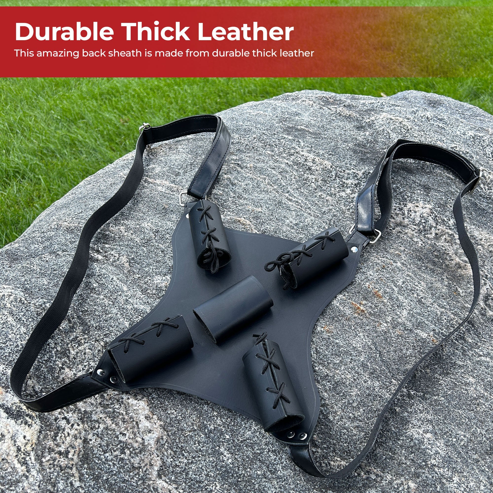 Universal Rogue Twin Sword Back Sheath historical period - Tophatter Daily Deals