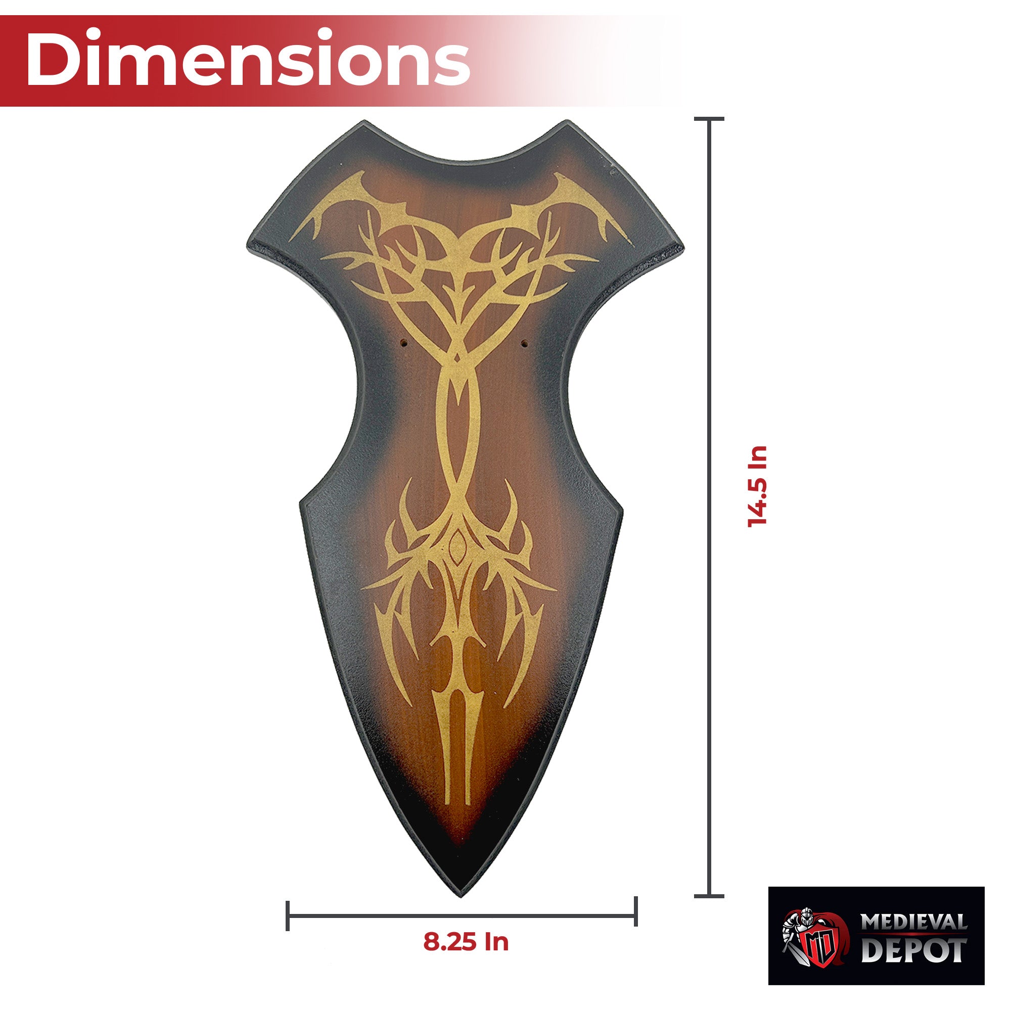 Universal Sword Wall Display Plaque Plaque - Tophatter Daily Deals
