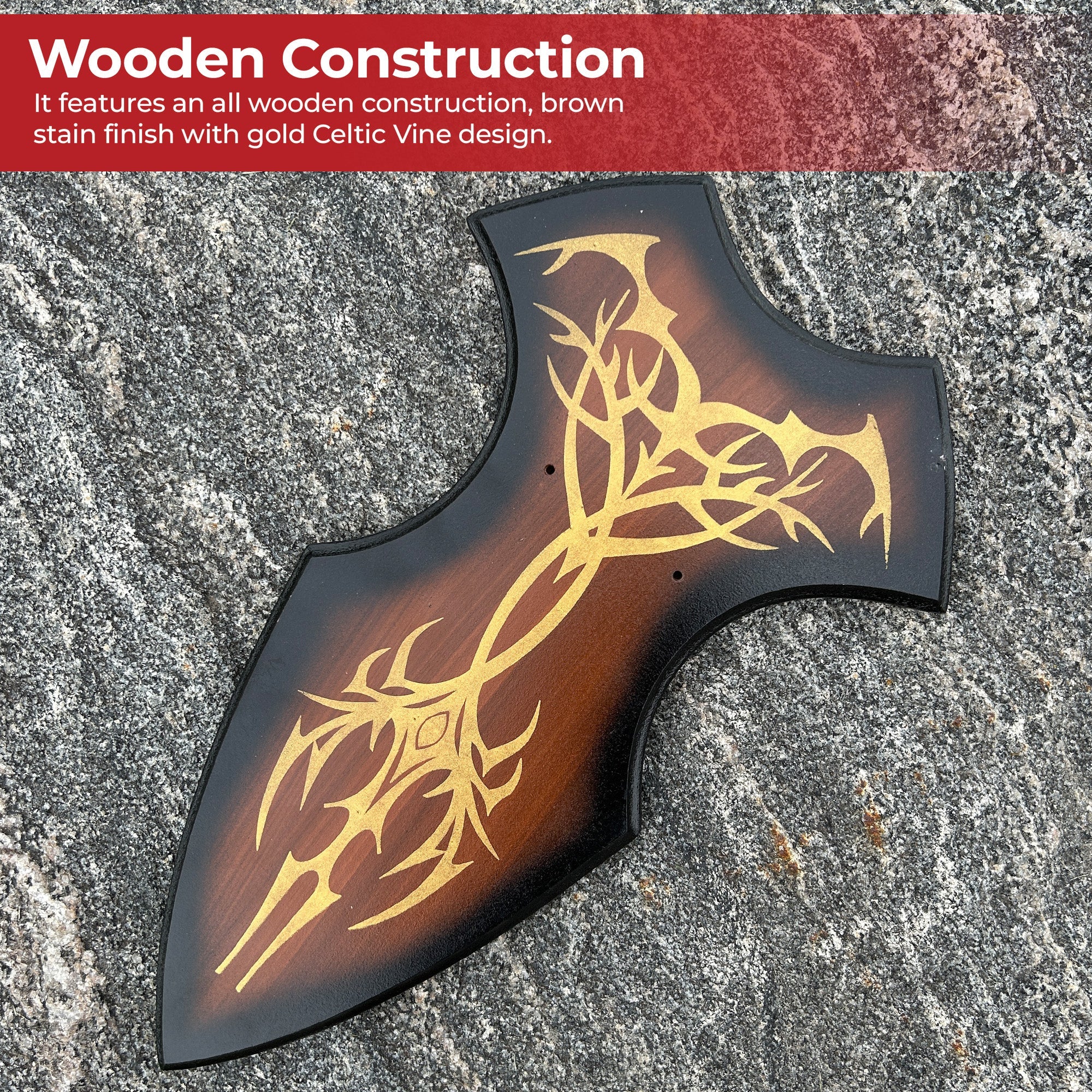 Universal Sword Wall Display Plaque Plaque - Tophatter Daily Deals