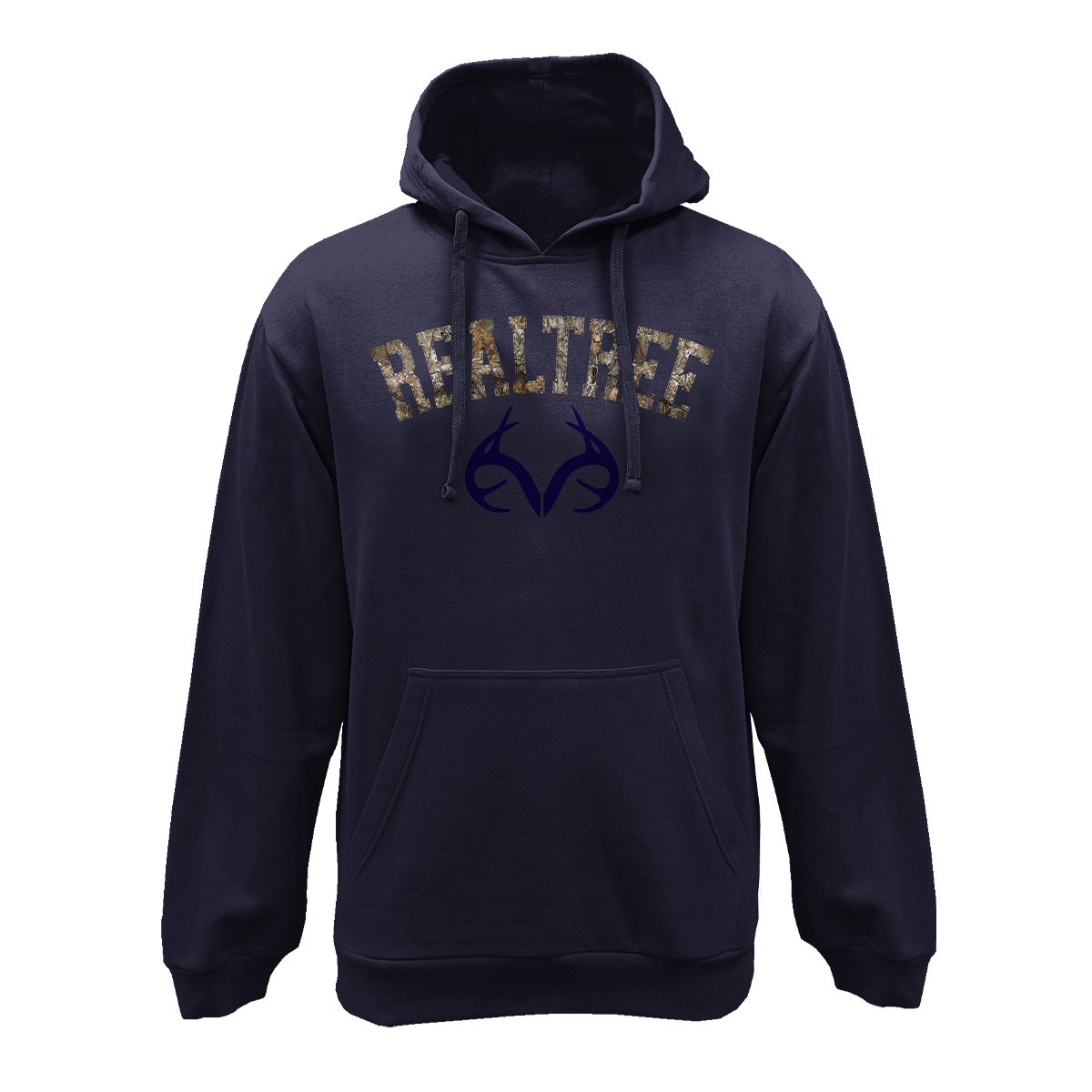Realtree Men's RTA University of RT Hoodie Evening Blue Hoodie - Tophatter Daily Deals