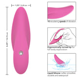 LuvMor Foreplay Pink Liquid Silicone 10 Speed Vibrator > Vibrators > Mini Vibrators - Tophatter Daily Deals