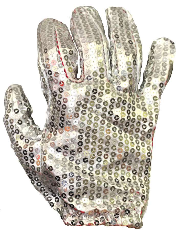 White Sequin Glove Costume Gloves - Tophatter Daily Deals