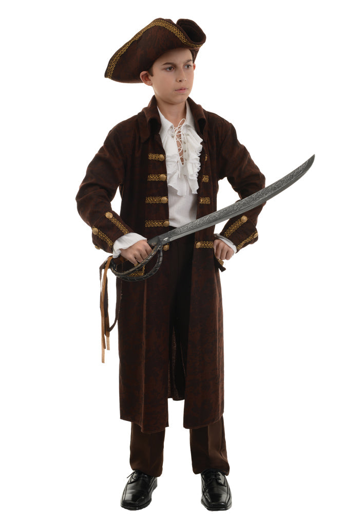 Pirate Captain - Brown Pirate Halloween Costumes - Tophatter Daily Deals