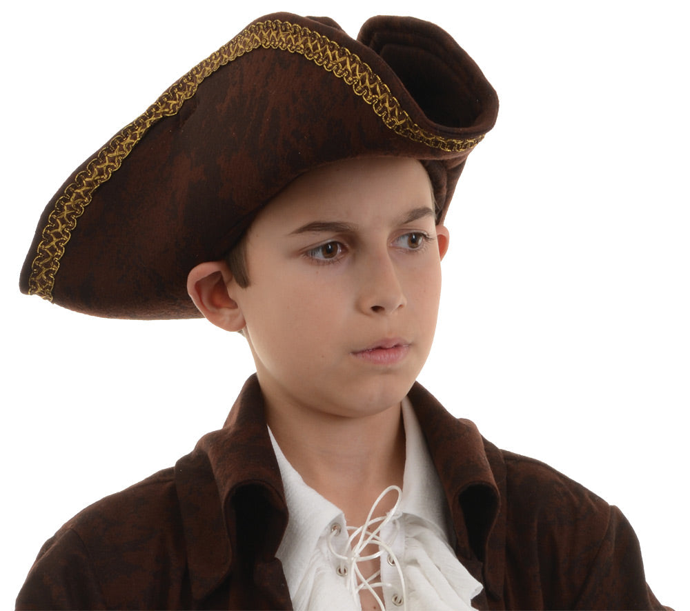 Pirate Captain Hat - Brown Halloween Hats & Headpieces - Tophatter Daily Deals