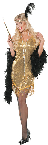 WOMEN'S SWINGING FLAPPER COSTUME Womens Halloween Costumes - Tophatter Daily Deals