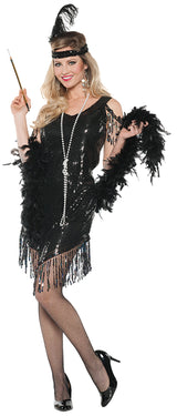 WOMEN'S SWINGING FLAPPER COSTUME Womens Halloween Costumes - Tophatter Daily Deals
