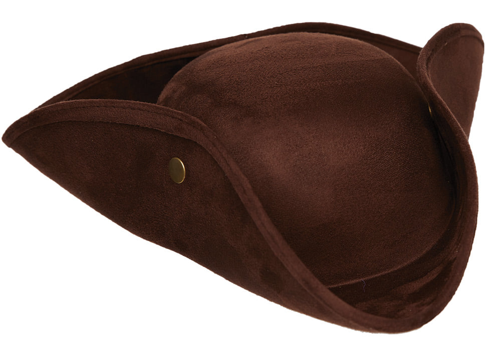 Faux Suede Tri-Corner Hat Halloween Hats & Headpieces - Tophatter Daily Deals