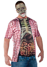Photo-Real Skeleton Shirt Halloween Skeleton Decorations - Tophatter Daily Deals