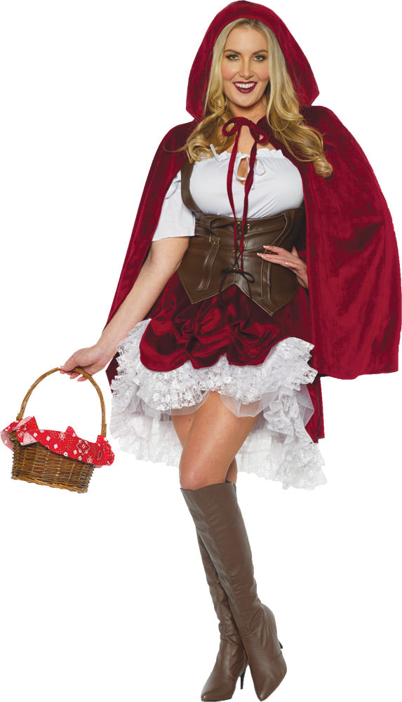 Women's Deluxe Red Riding Hood Costume Womens Halloween Costumes - Tophatter Daily Deals