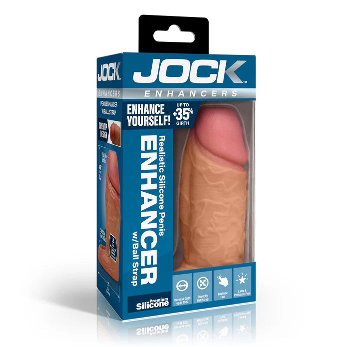 Jock Enhancers 1 Inch Silicone Penis Extension Sleeve Medium > Sex Toys For Men > Penis Sleeves - Tophatter Daily Deals