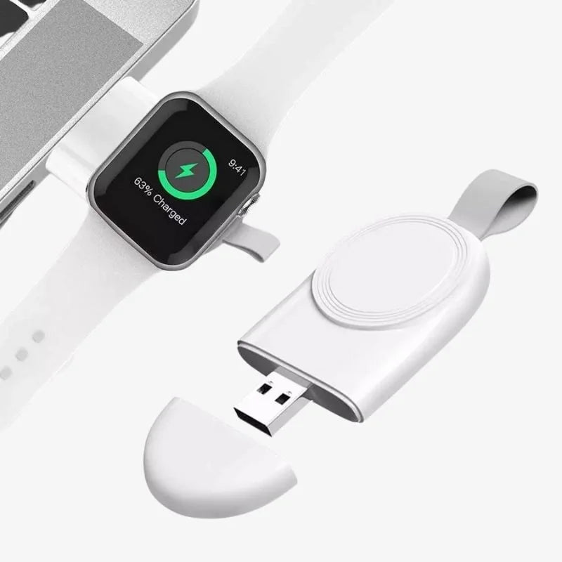 USB Watch Charger Compact Magnetic Dock Travel 2025 - Tophatter Daily Deals