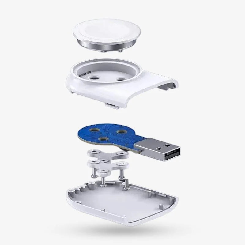 USB Watch Charger Compact Magnetic Dock Travel 2025 - Tophatter Daily Deals