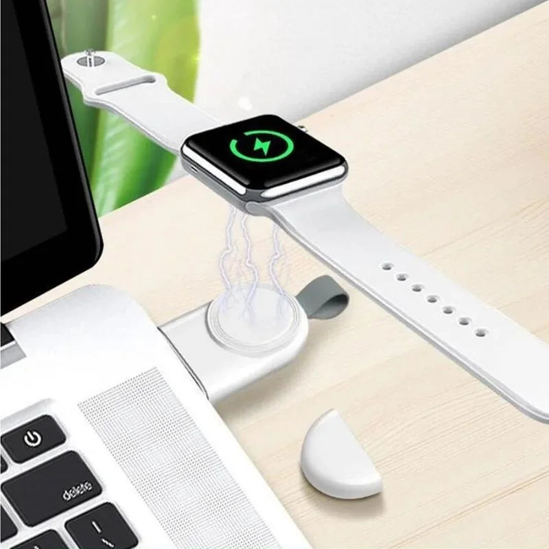 USB Watch Charger Compact Magnetic Dock Travel 2025 - Tophatter Daily Deals