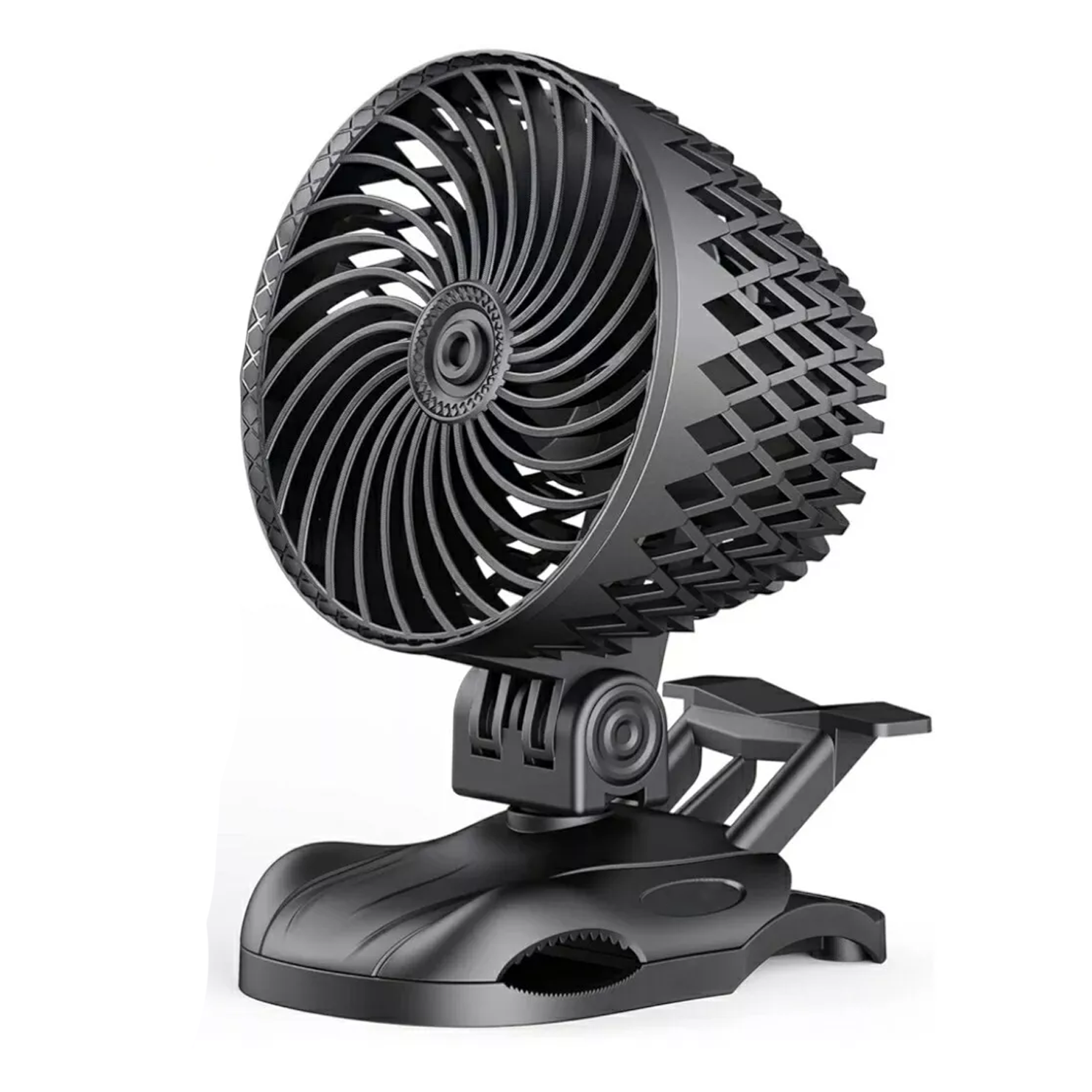 USB Desk Fan - Silent Powerful with 360°Rotatable Stepless Mini Desk Fan Electronic - Tophatter Daily Deals