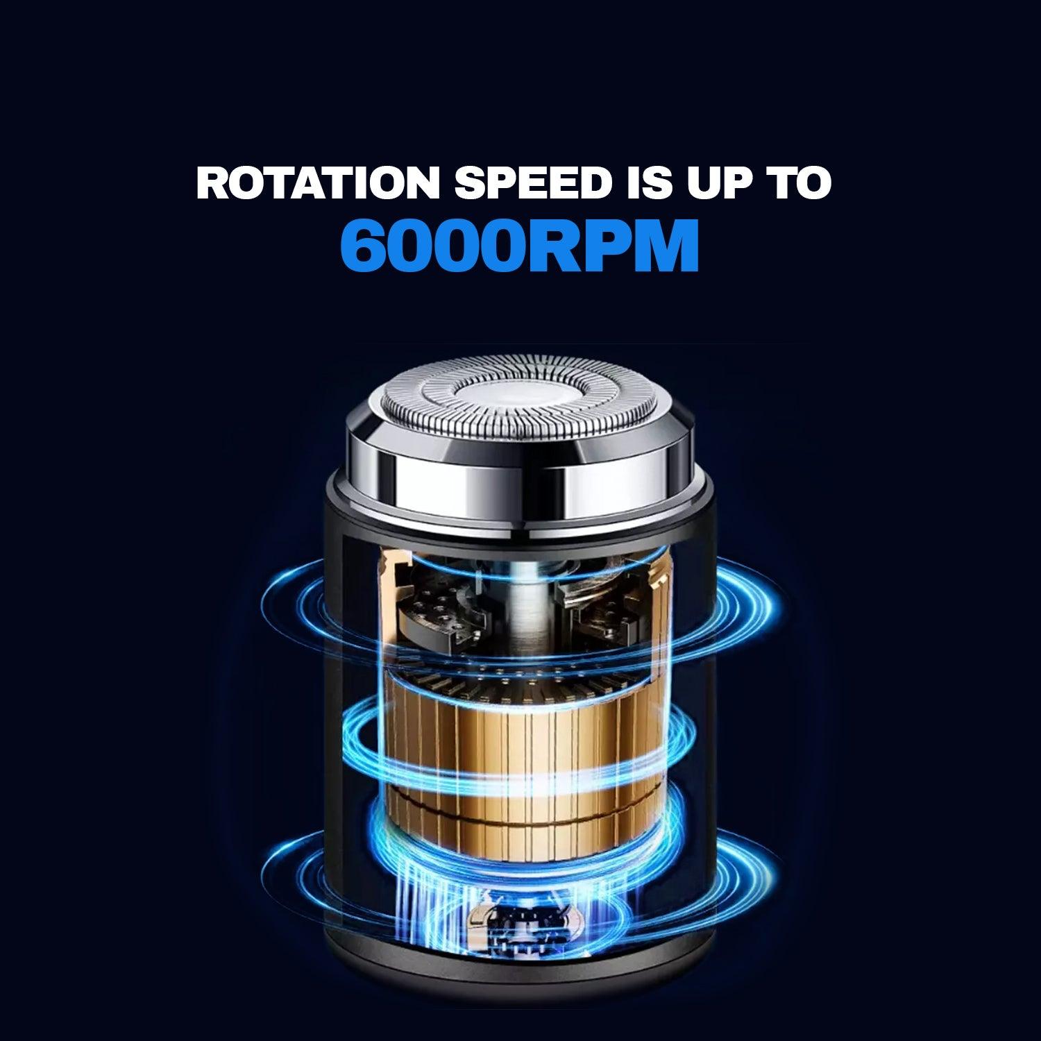 Mini Electric Shaver - Portable 2-in-1 Washable Capsule Beard Razor with Automatic Function Electronic - Tophatter Daily Deals