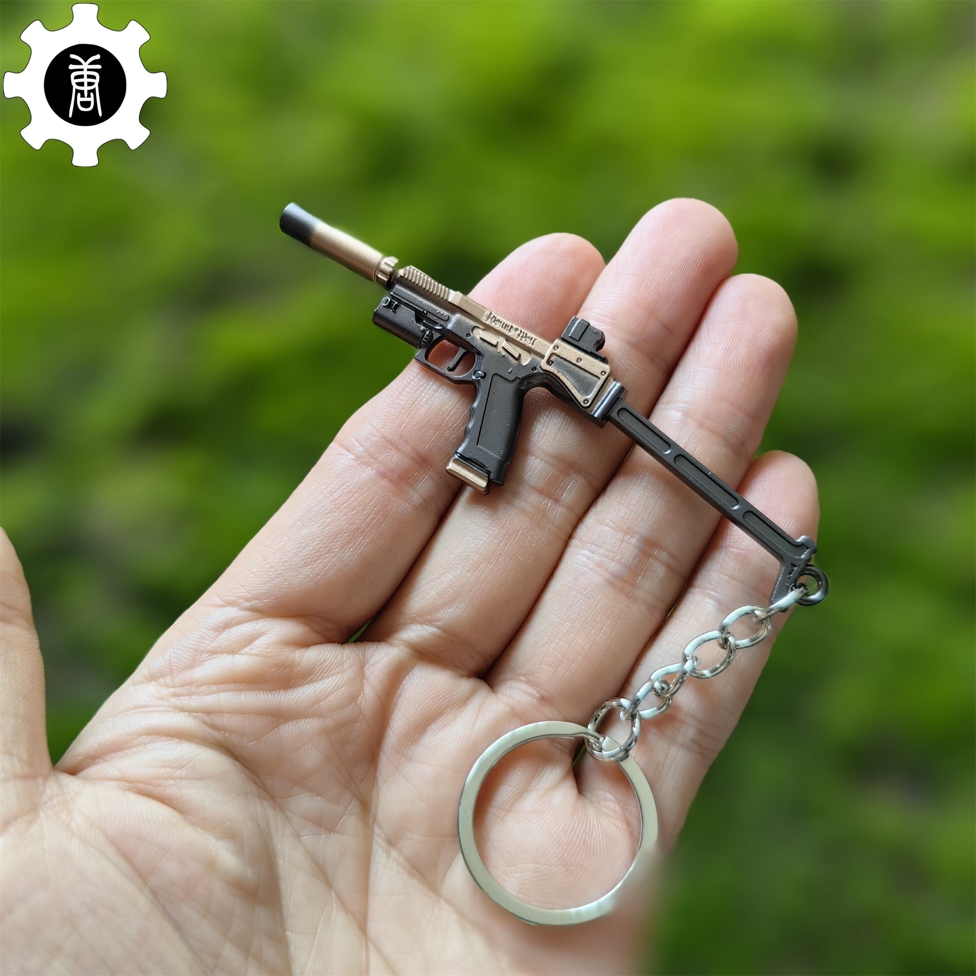 Tiny Re8 USM-AI Gun Model Metal Keychain Keychain - Tophatter Daily Deals