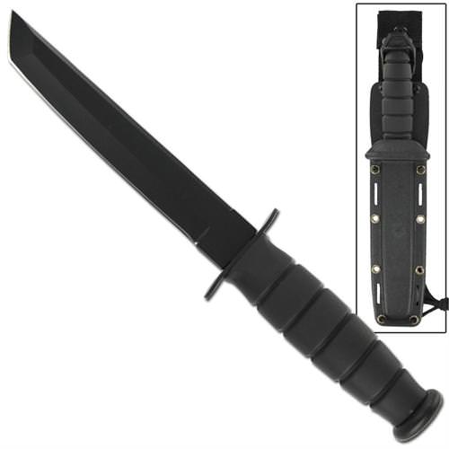 Marine Infantry Combat Tactical Tanto Survival Knife - Tophatter's Army Products & Self Defense Collectible Weapons - Tophatter Daily Deals