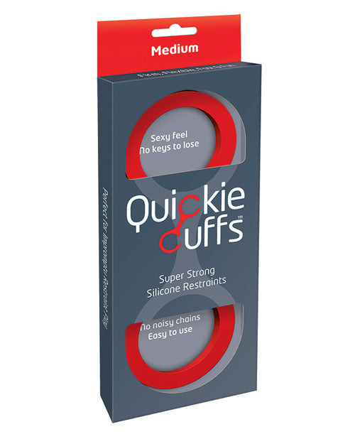 Quickie Cuffs Medium Red Cuffs - Tophatter Daily Deals