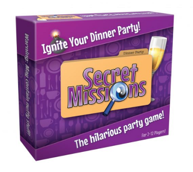 Secret Missions Dinner Party Game with 12 Secret Mission Badges and Metal Clip Badges > Novelties > Games - Tophatter Daily Deals