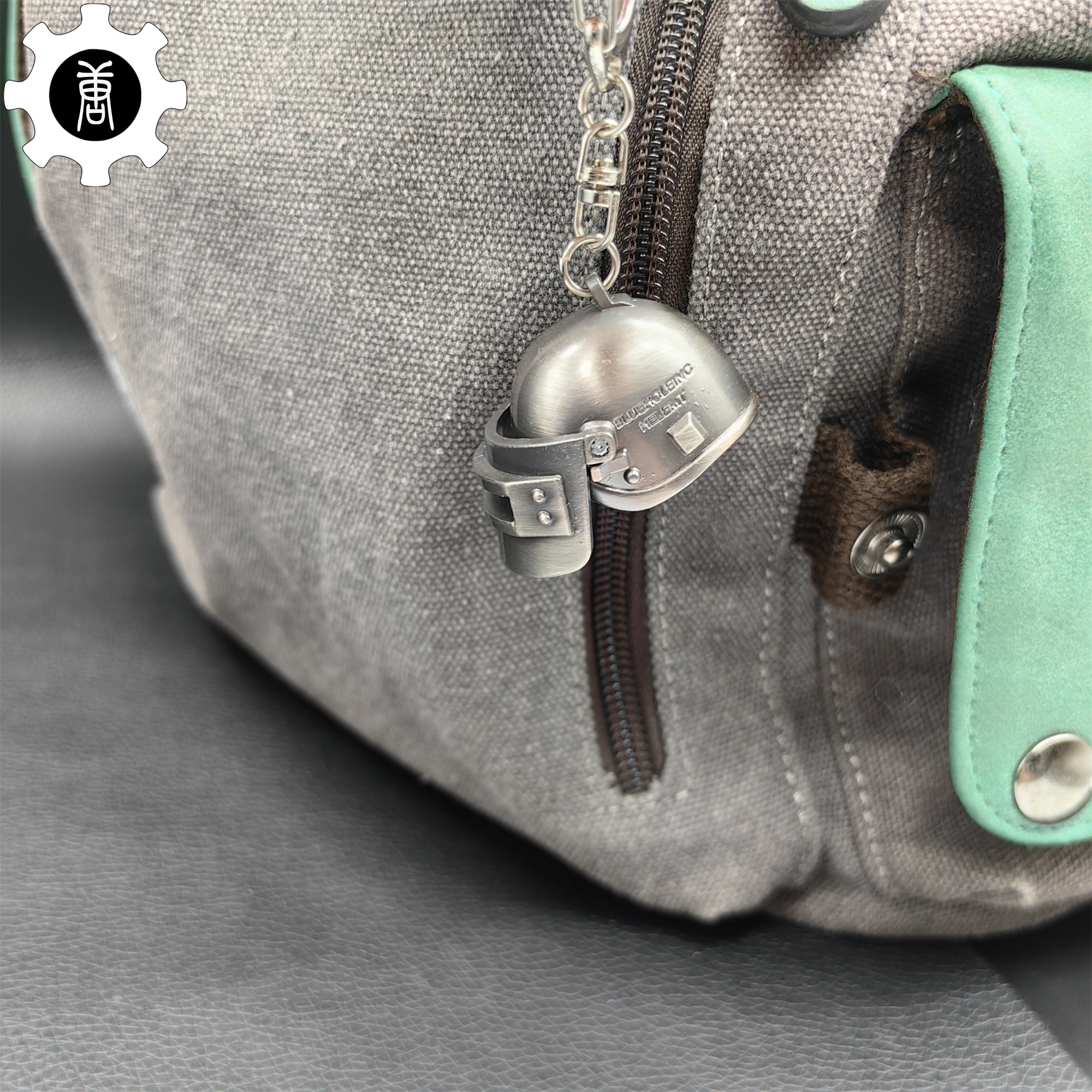 Metal Tiny USSR K6-3 Tactical Helmet Keychain Backpack Pendant - Tophatter Daily Deals