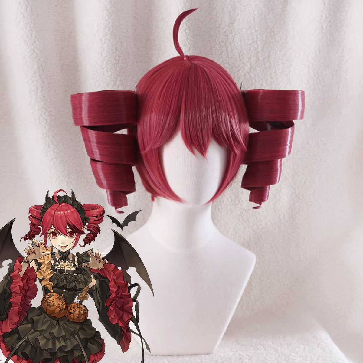 UTAU Kasane Teto Anti-Gravity Red Cosplay Wig Wig - Tophatter Daily Deals