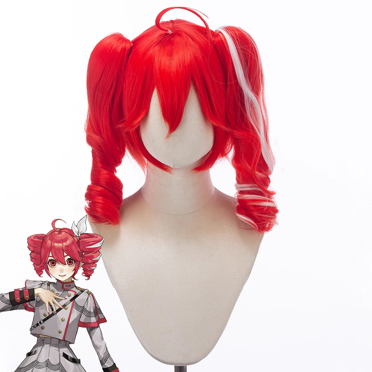 UTAU Kasane Teto Red Cosplay Wig Wig - Tophatter Daily Deals