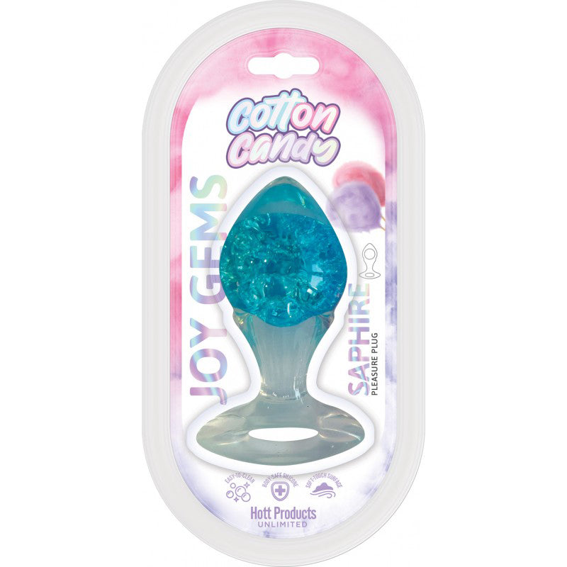 Cotton Candy Joy Gems Sapphire Butt Plug With Gemstone Design > Anal Range > Jewel Butt Plugs - Tophatter Daily Deals