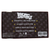 Back to the Future - Limited Edition 24k Gold Plated Biff Tannen Museum Entrance Ticket Collectible Merchandise - Tophatter Daily Deals