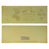 Back to the Future - Limited Edition 24k Gold Plated Biff Tannen Museum Entrance Ticket Collectible Merchandise - Tophatter Daily Deals