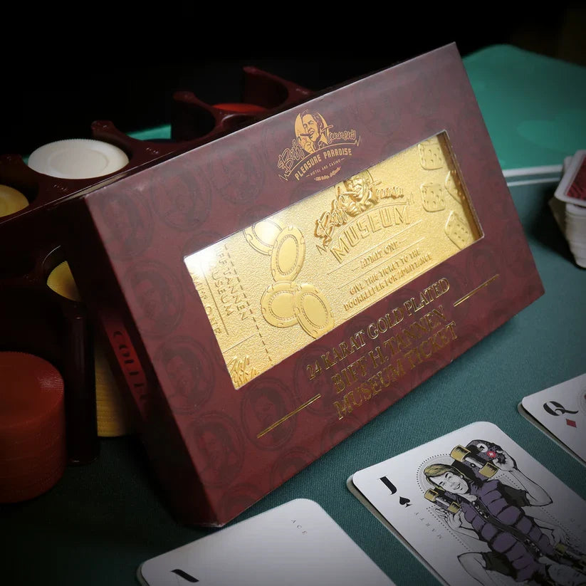Back to the Future - Limited Edition 24k Gold Plated Biff Tannen Museum Entrance Ticket Collectible Merchandise - Tophatter Daily Deals