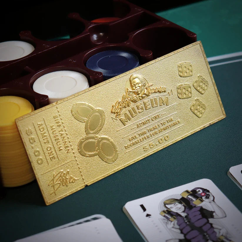 Back to the Future - Limited Edition 24k Gold Plated Biff Tannen Museum Entrance Ticket Collectible Merchandise - Tophatter Daily Deals