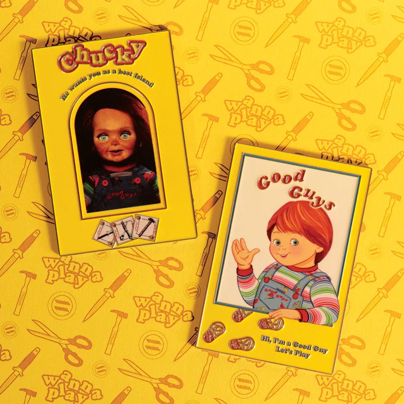 Child's Play - Chucky Limited Edition Ingot and Spell Card Replica Coin - Tophatter Daily Deals