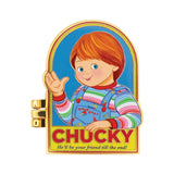 Child's Play - Chucky Limited Edition Hinged Pin Badge Pin Set - Tophatter Daily Deals