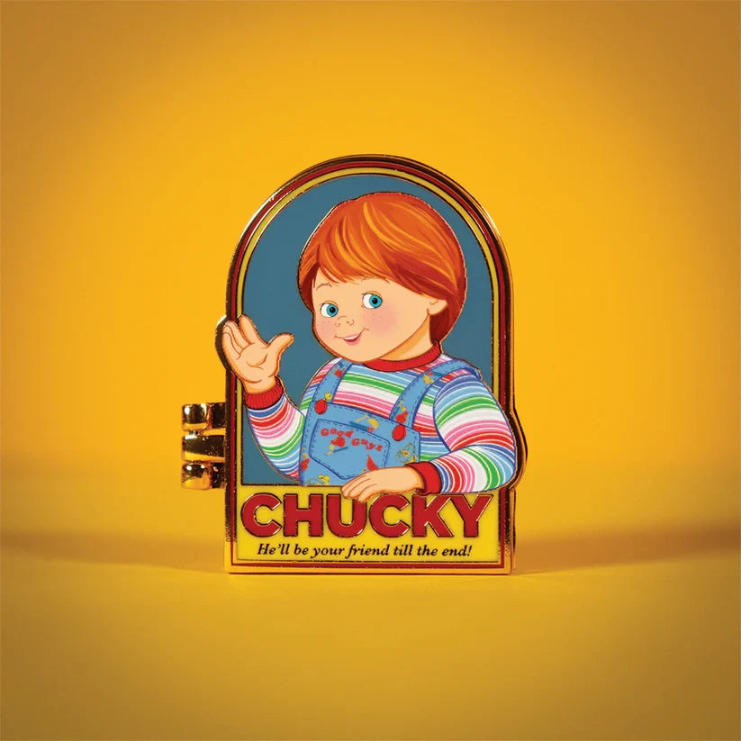 Child's Play - Chucky Limited Edition Hinged Pin Badge Pin Set - Tophatter Daily Deals