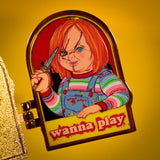 Child's Play - Chucky Limited Edition Hinged Pin Badge Pin Set - Tophatter Daily Deals