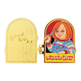 Child's Play - Chucky Limited Edition Hinged Pin Badge Pin Set - Tophatter Daily Deals