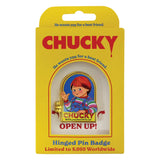 Child's Play - Chucky Limited Edition Hinged Pin Badge Pin Set - Tophatter Daily Deals