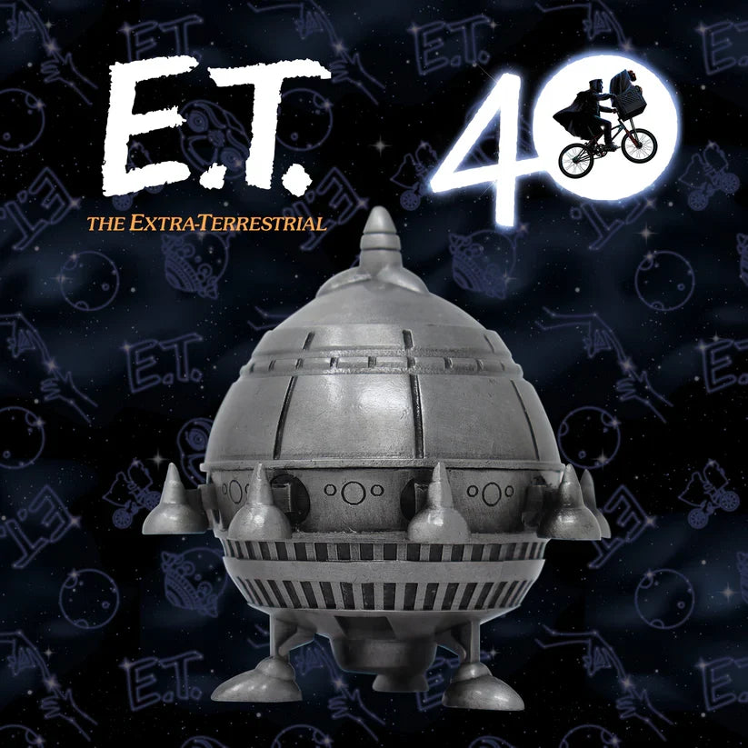 E.T. Limited Edition 40th Anniversary Replica Scaled Spaceship Collectible Replica - Tophatter Daily Deals