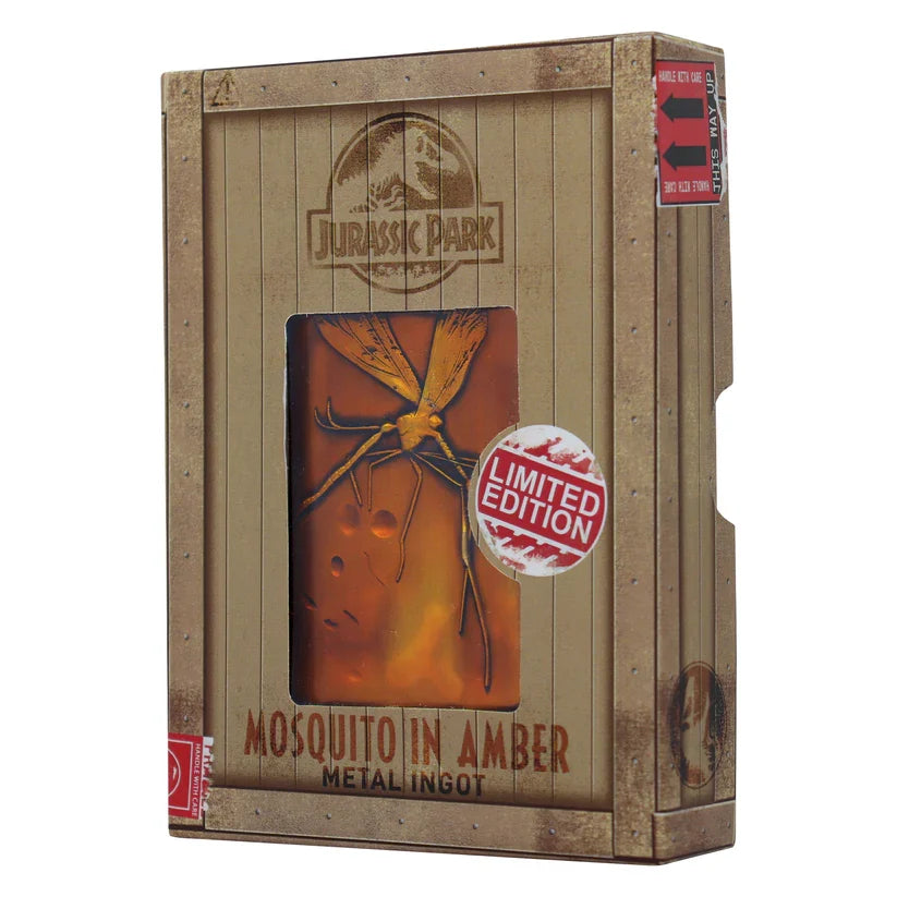 Jurassic Park - Limited Edition Mosquito in Amber Ingot Collectible Ingot - Tophatter Daily Deals