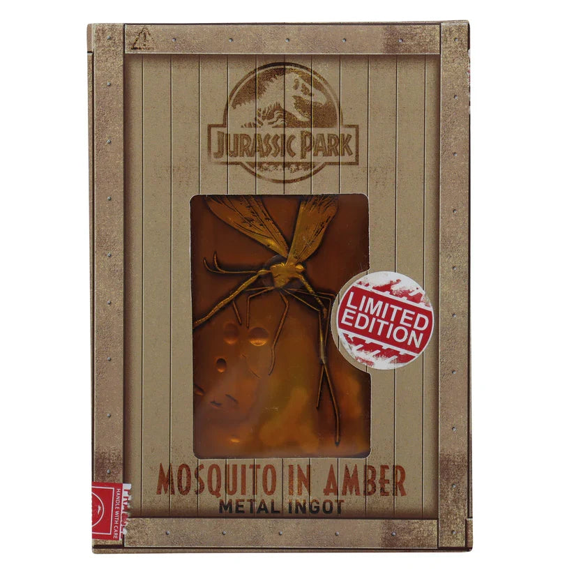 Jurassic Park - Limited Edition Mosquito in Amber Ingot Collectible Ingot - Tophatter Daily Deals