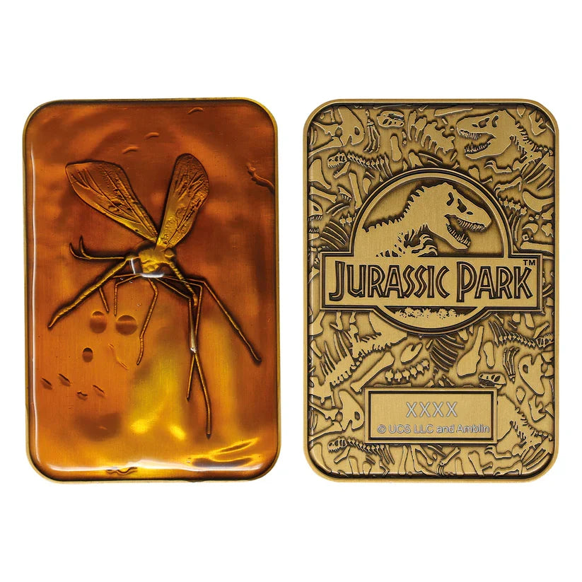 Jurassic Park - Limited Edition Mosquito in Amber Ingot Collectible Ingot - Tophatter Daily Deals