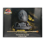 Jurassic Park - Velociraptor Egg Statue & Cane Replica Set